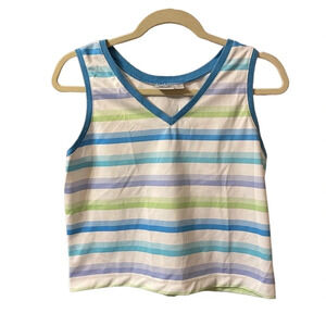 TAIL VINTAGE STRIPED TENNIS TANK